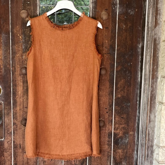 COLINE (French Brand) | Shift Dress Rust color - Picture 10 of 10